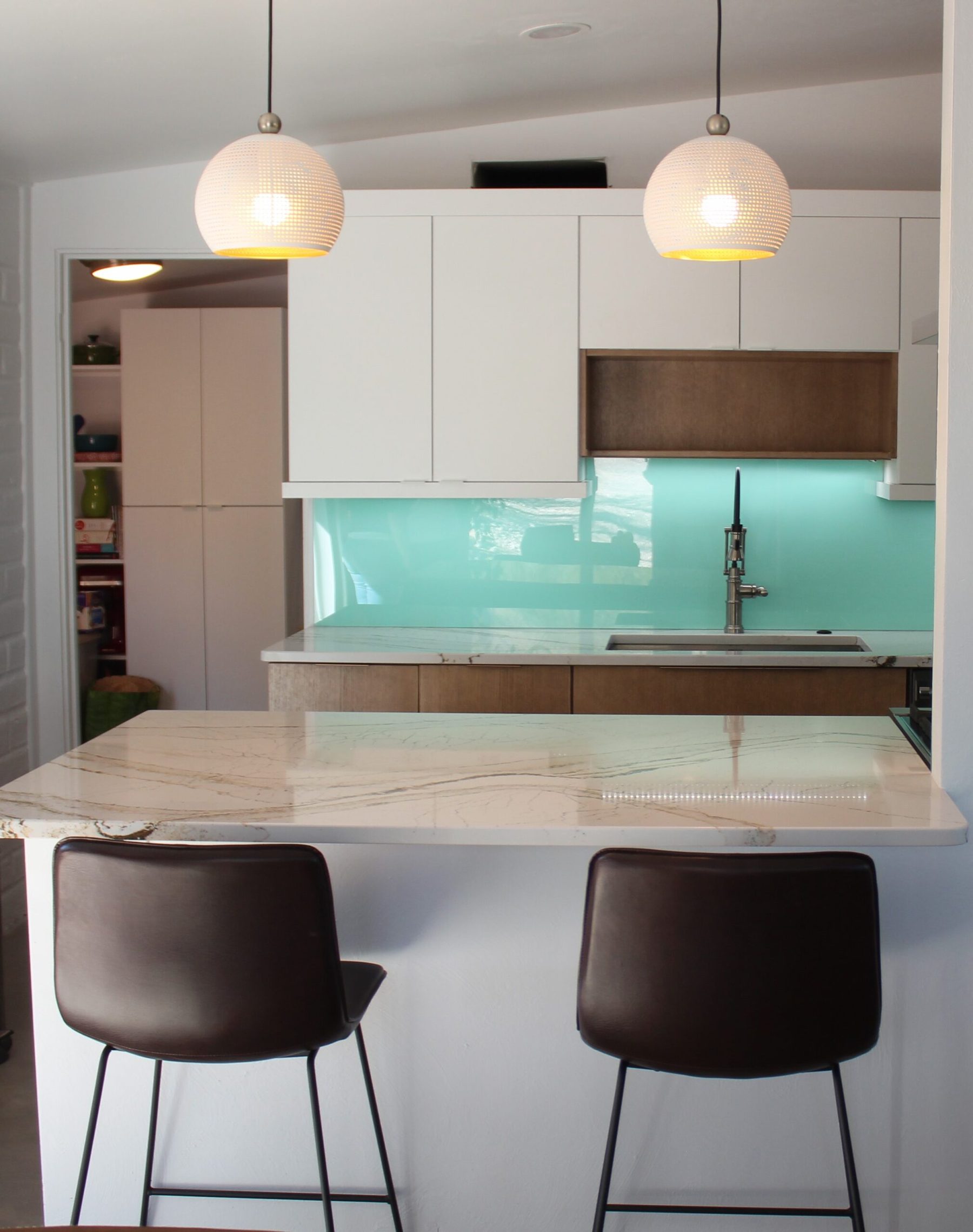 A finished kitchen remodel by Brett's Kitchen & Bath